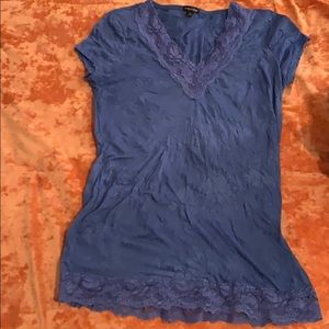 Maurices blue blouse